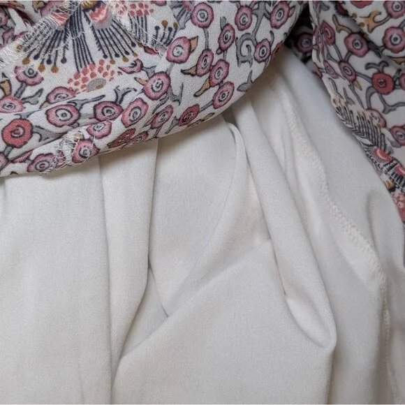 Loft Floral Dress Small Petite SP Pink Romantic Coquette Soft Girl Garden Girl - Picture 11 of 11